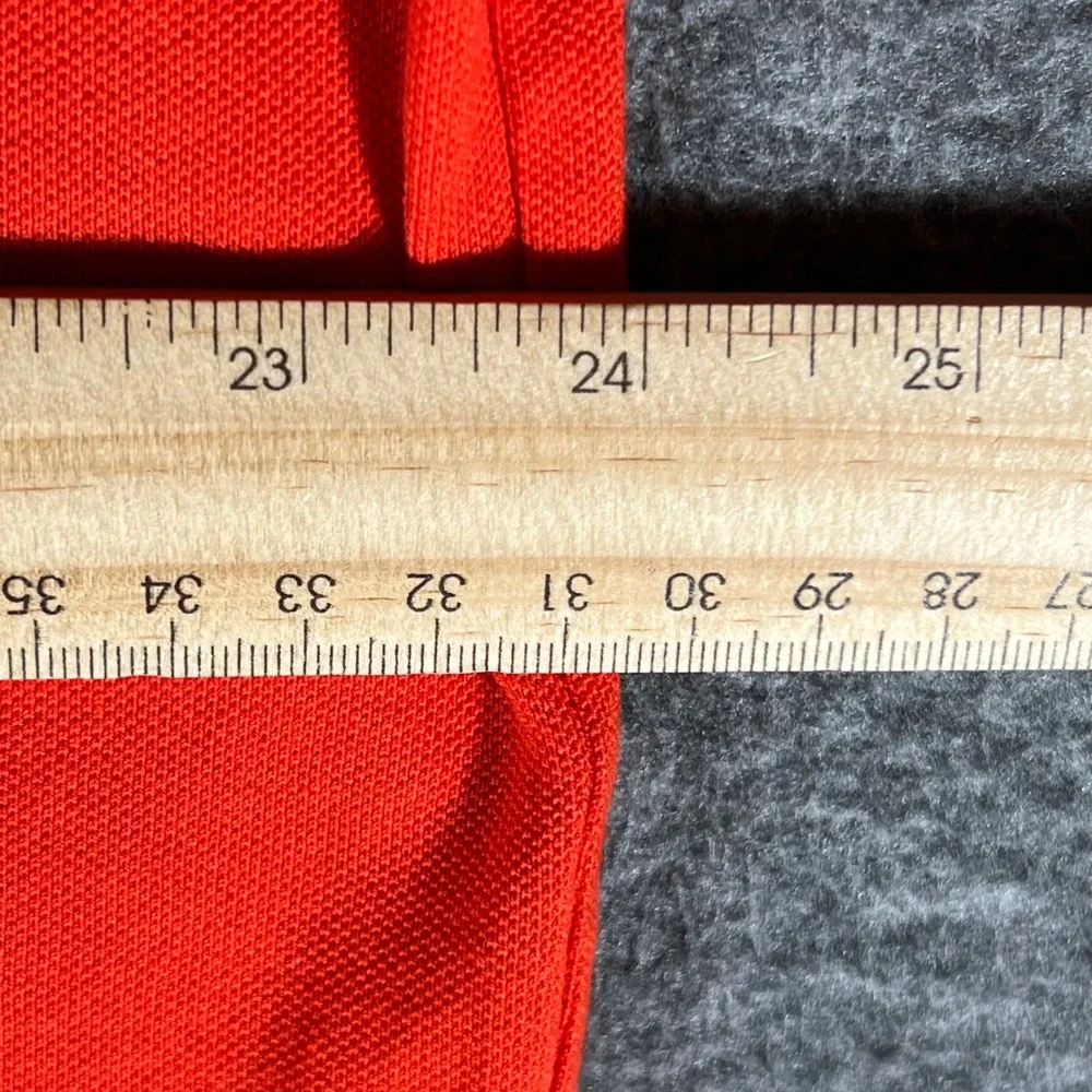 Polo Ralph Lauren‎ Men Orange Polo Shirt Size XL Made in Peru 100 Pima Cotton